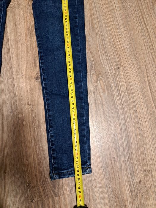 Spodnie jeansy guziki sm