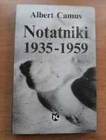 Notatniki 1935 - Albert Camus Nobel Egzystencjalizm
