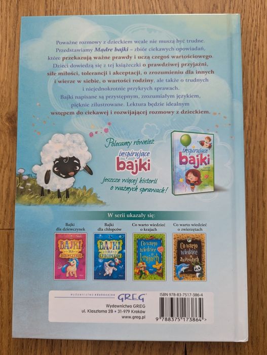 Nowa książka mądre bajki wydawnictwo Greg