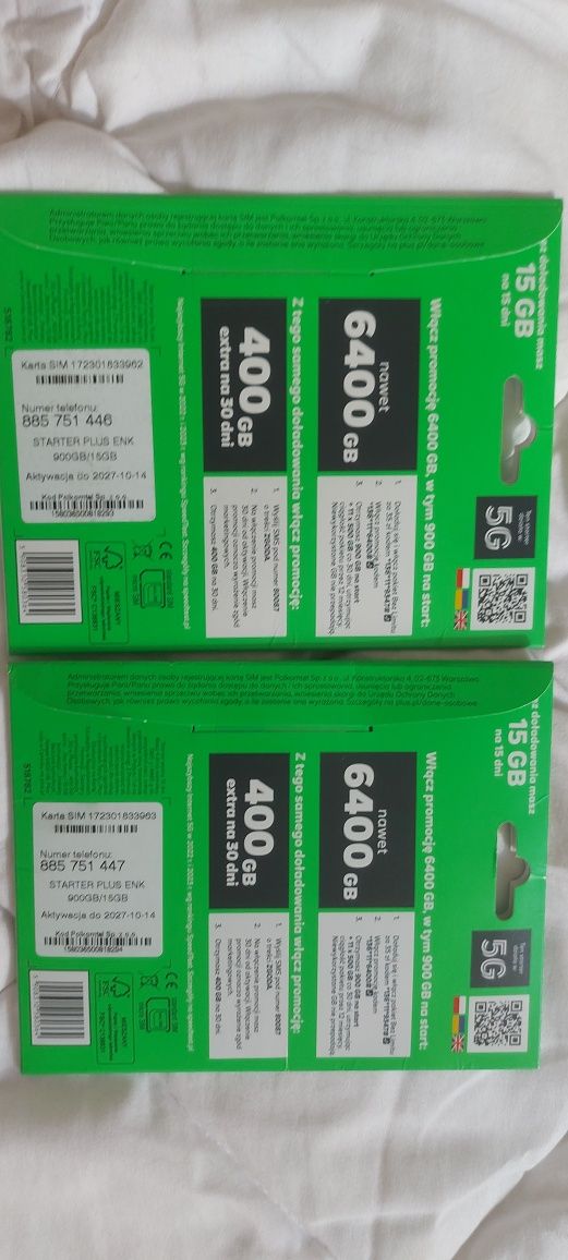 Startery plus dla pary zlote numery