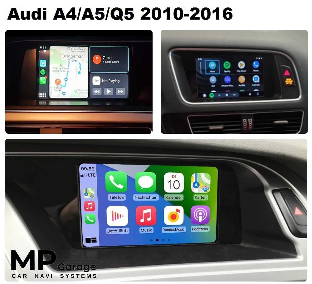 AUDI BOX APPLE CarPlay AndroidAuto A3 A4 A5 A6 A7 Q5 Q7 Montaż