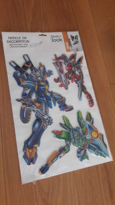 Autocolantes 3D decorativos Transformers