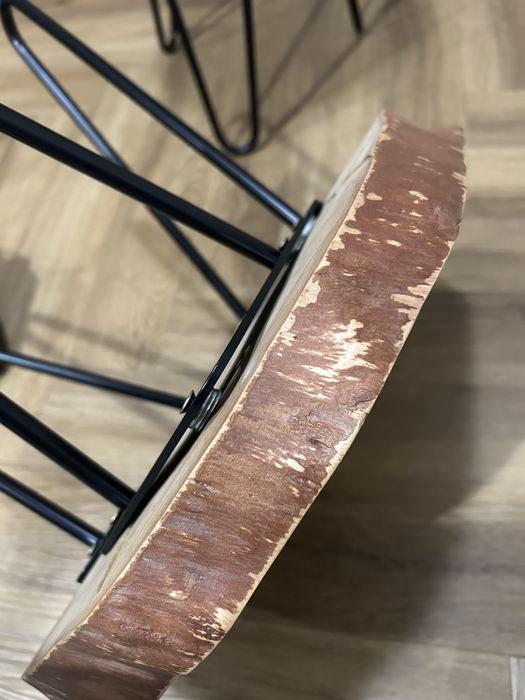 Rezerwacja (25.11) Stolik loftowy drewno