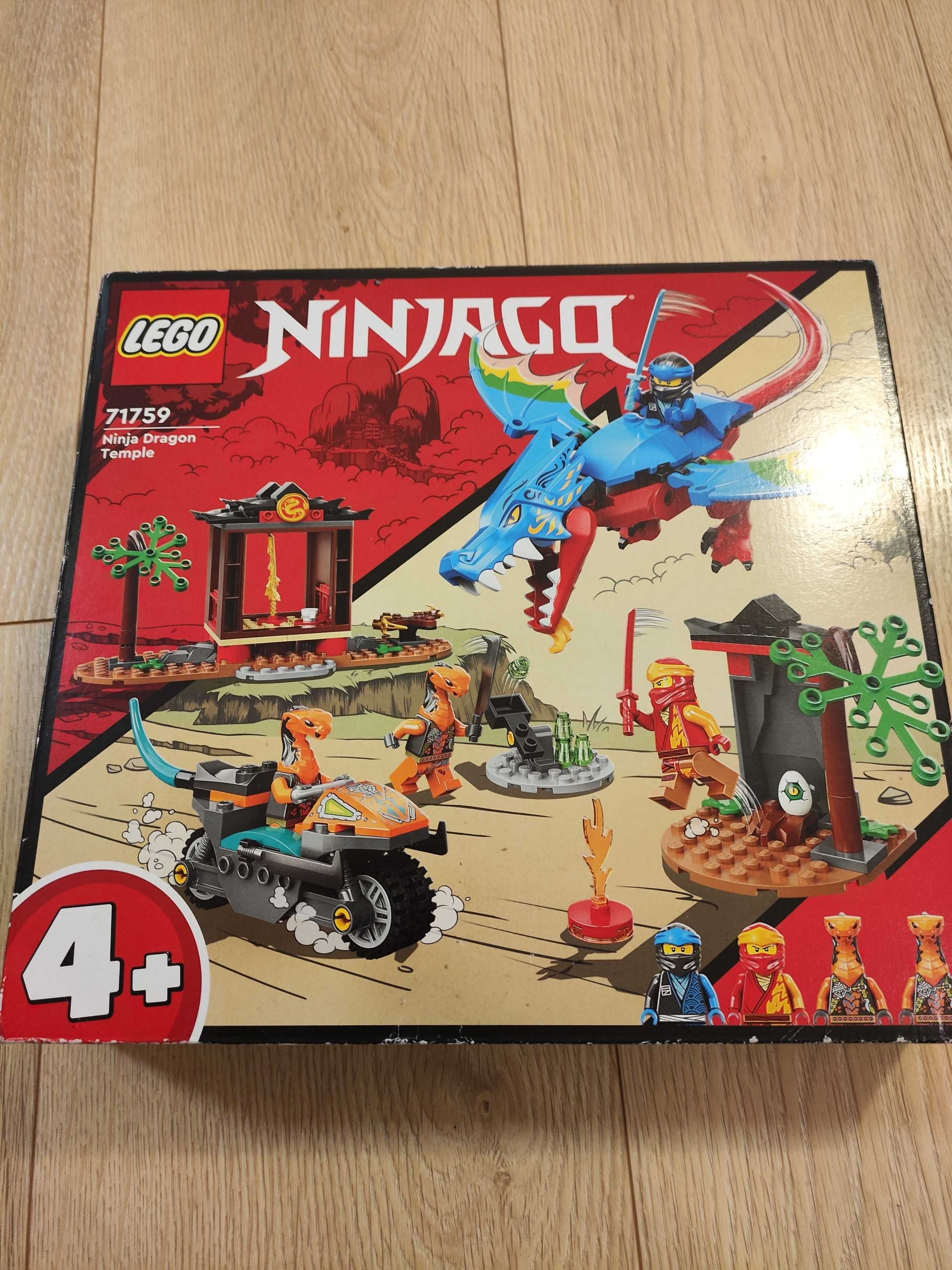 Zestaw LEGO ninjago świątynia ze smokiem ninja 71759
