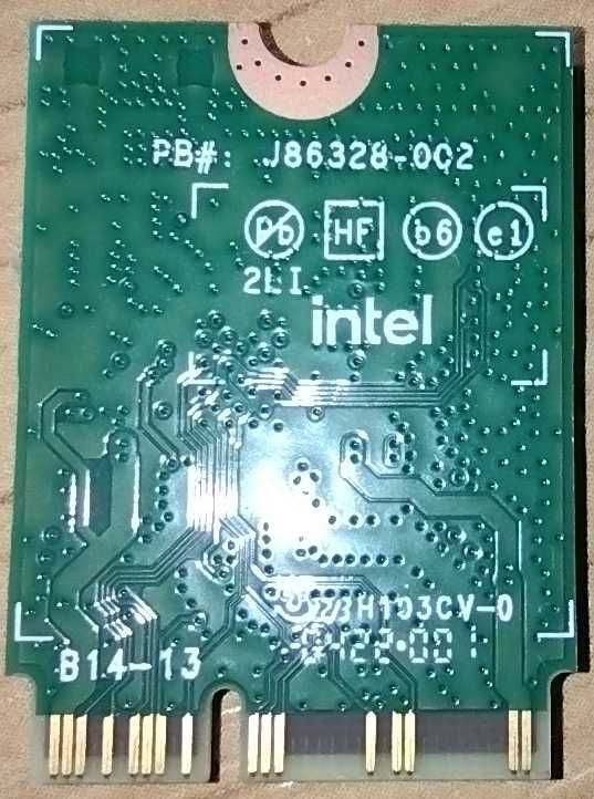 Модуль Wi-Fi 2,4 5, Bluetooth 5.1 з роз'ємом M.2