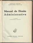 Manual de Direito Administrativo 4ª ed. – 1956-Marcello Caetano