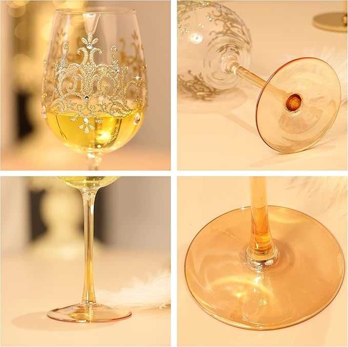 Nymphfable RęCznie Malowany Kieliszek Do Wina