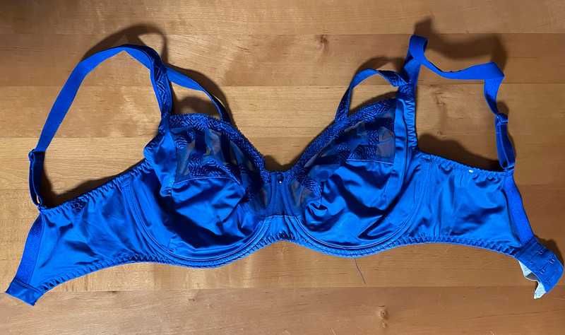 Louisa Bracq Paris Blue Satin Saphir 32GG 70GG 70H 65H Empreinte Aubad