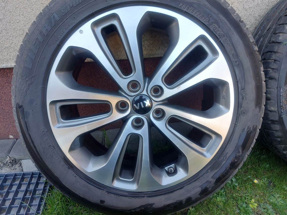 KIA 19 oryginalne felgi 5x114,3 Sportage Sorento czujnik TPMS