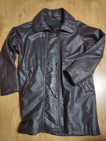 Damska skórzana kurtka z kołnierzem Elazar Leather rozmiar 40-42