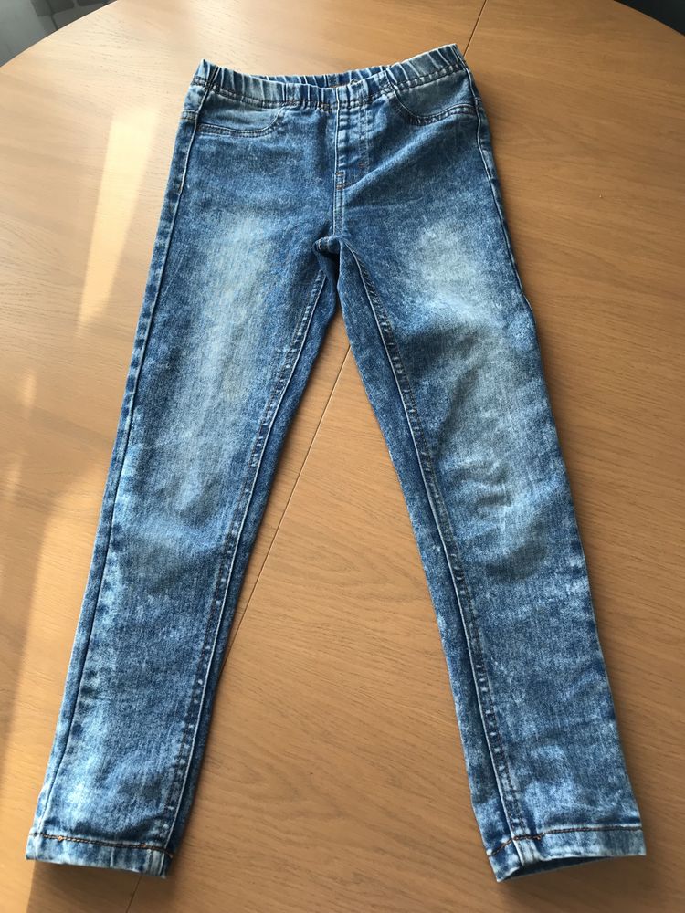 Spodnie jeansowe r.128