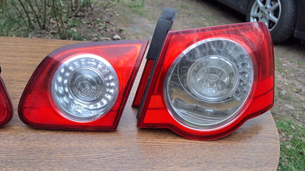 Lampy tył vw passat b6 ledowe oryginał volkswagen stan super komplet