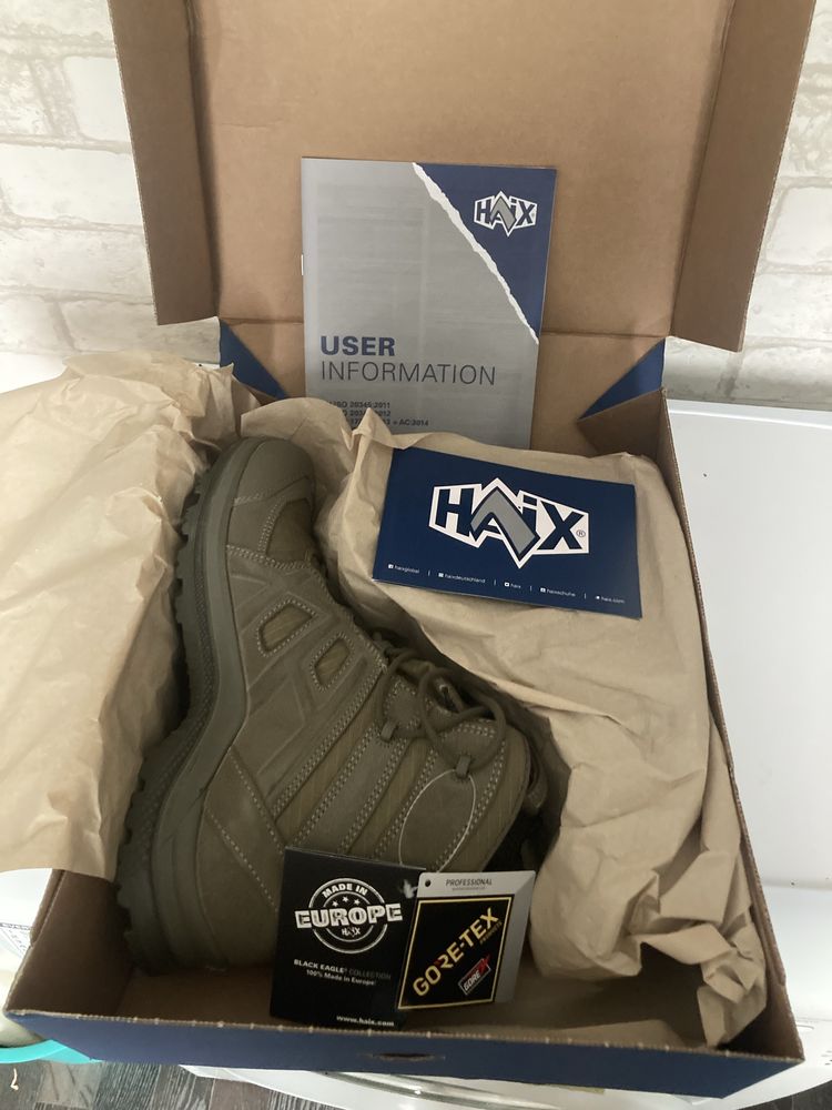 Черевики Haix Black Eagle Athletic 2.0 V GTX mid/sage