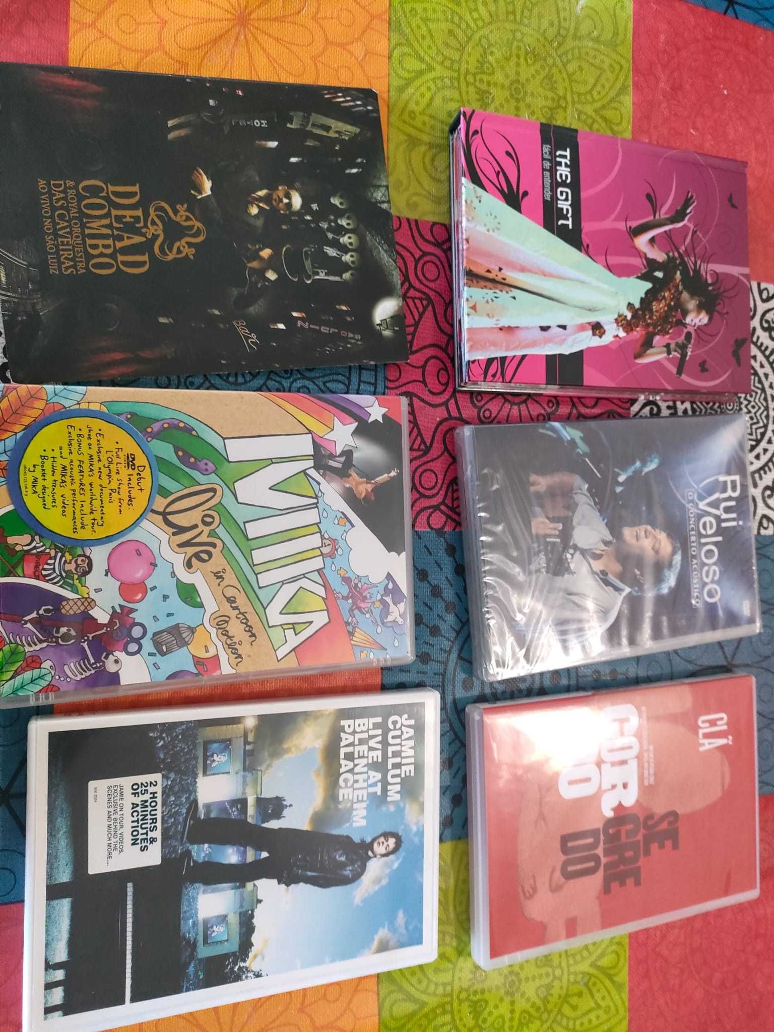 Dvds musicais, música portuguesa e estrangeira