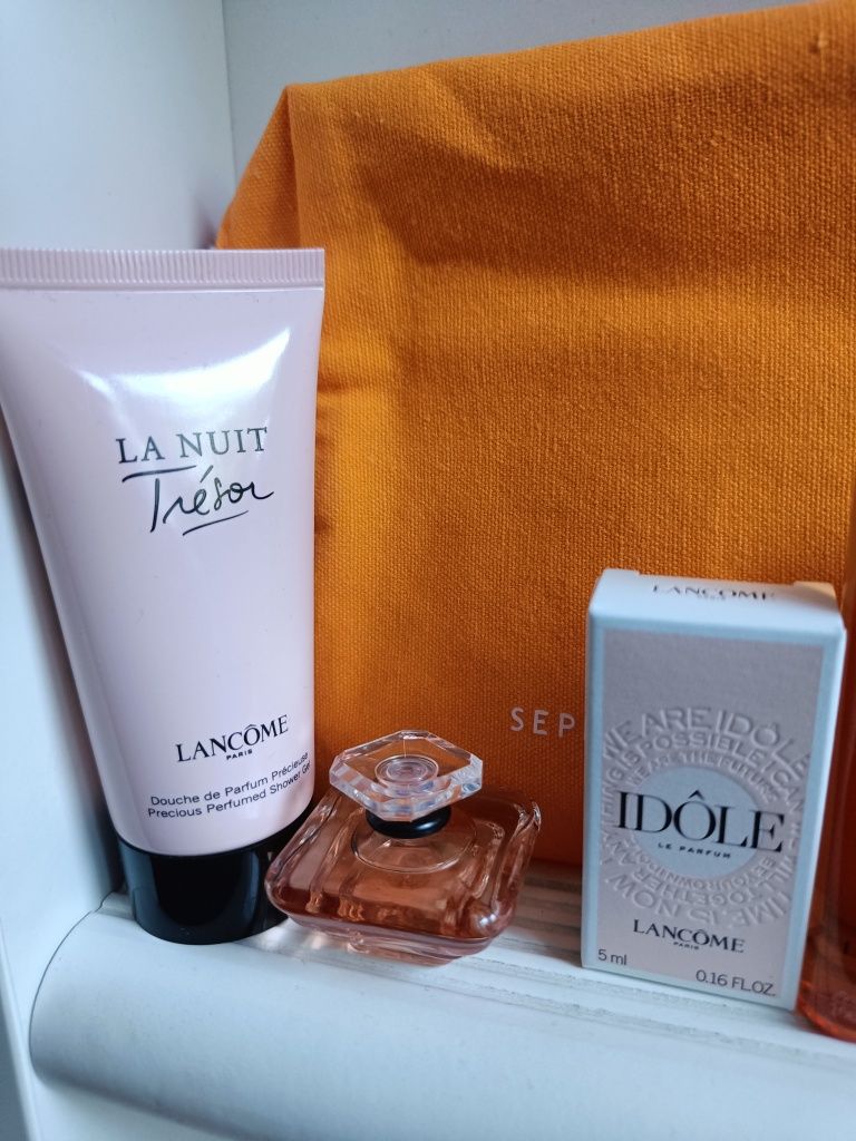 Zestaw Sensai, Lancome z kosmetyczka
