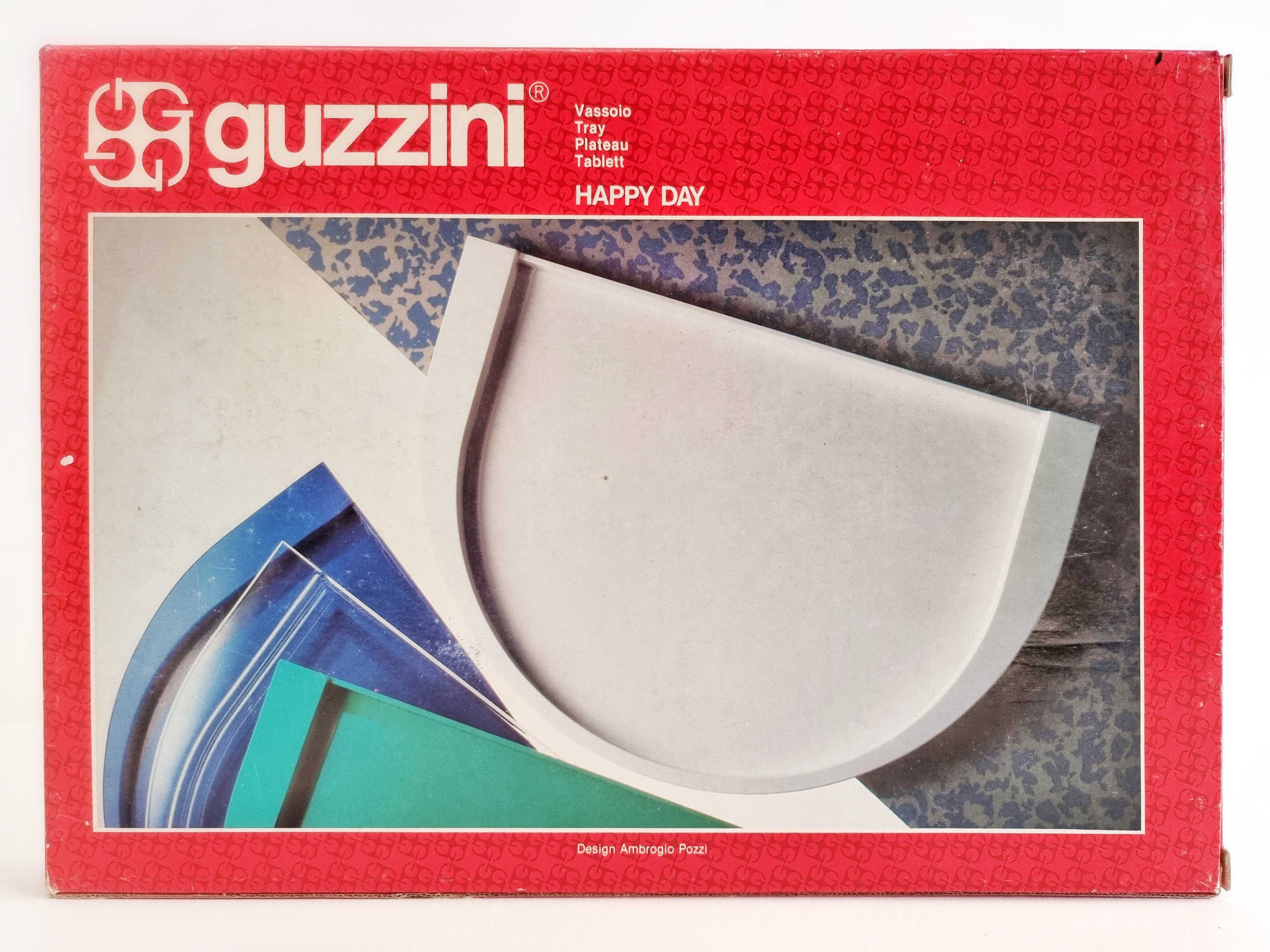 Tabuleiro Guzzini Happy Day Designer Ambrogio Pozzi anos 80
