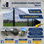 Ogrodzenie Panelowe 3D/2D SPRZEDAŻ MONTAŻ