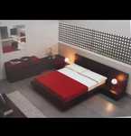 Quarto de casal em wengue
