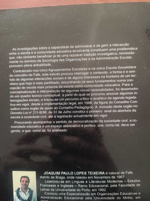 Escola Comunidade - Perspectivas e Racionalidades