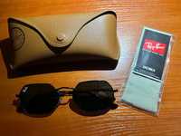 Ray Ban ОРИГИНАЛ Octagonal RB3556N Flat Lenses Очки окуляри 001/45