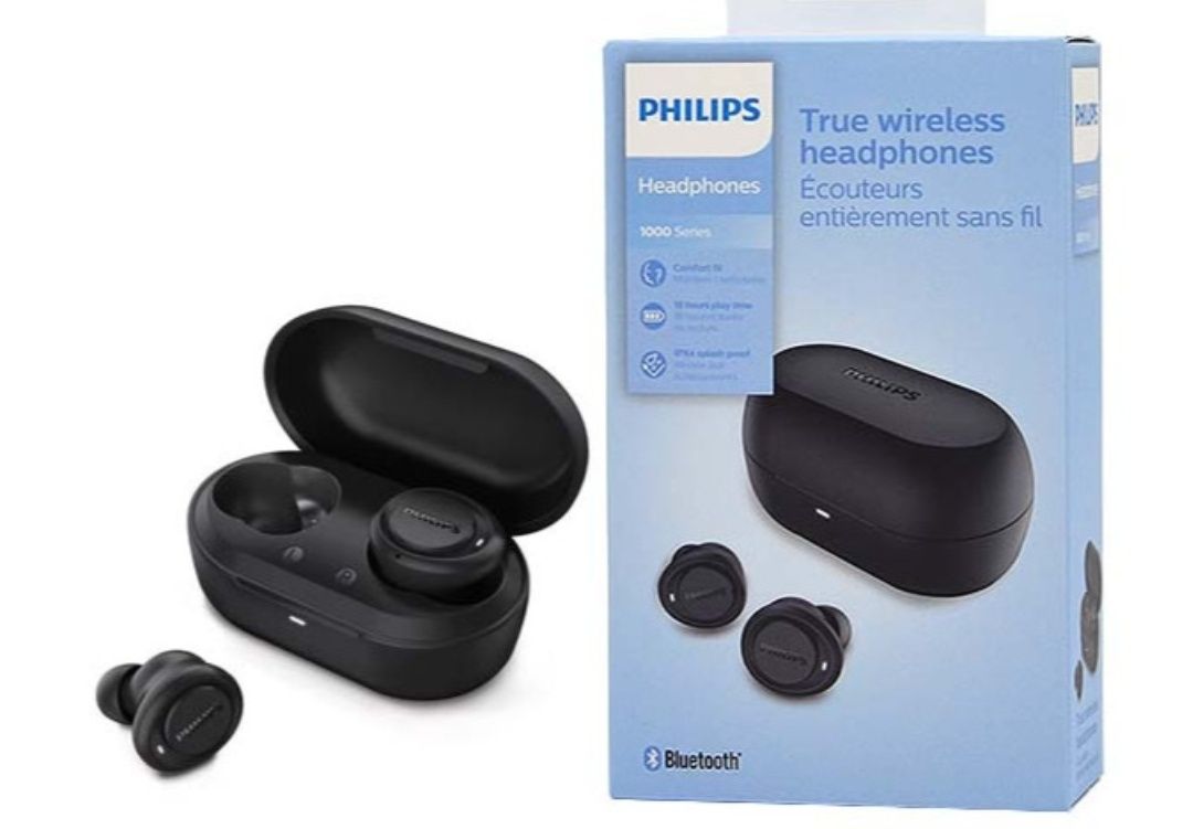 Ładowarka etui ładujące Philips Słuchawki  TWS BT 5.0 Stero TAT 1215 B