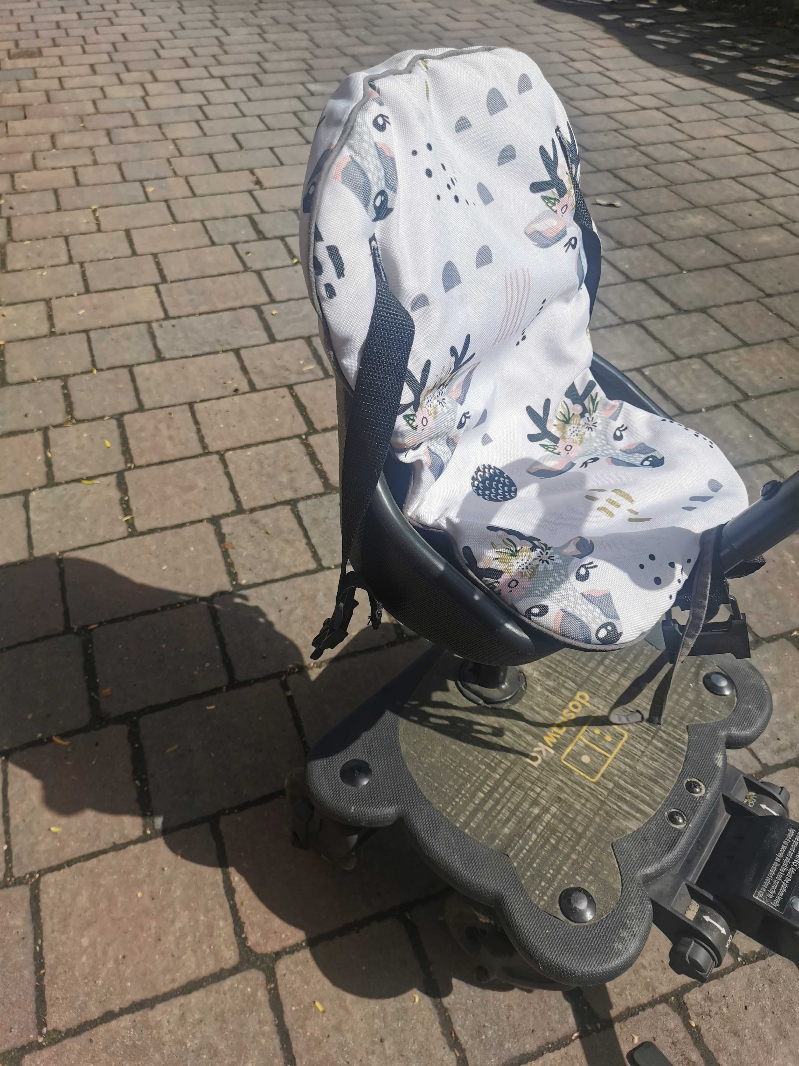 Dostawka do wózka z Siedziskiem i kierownicą 2w1 Easy X Rider V4