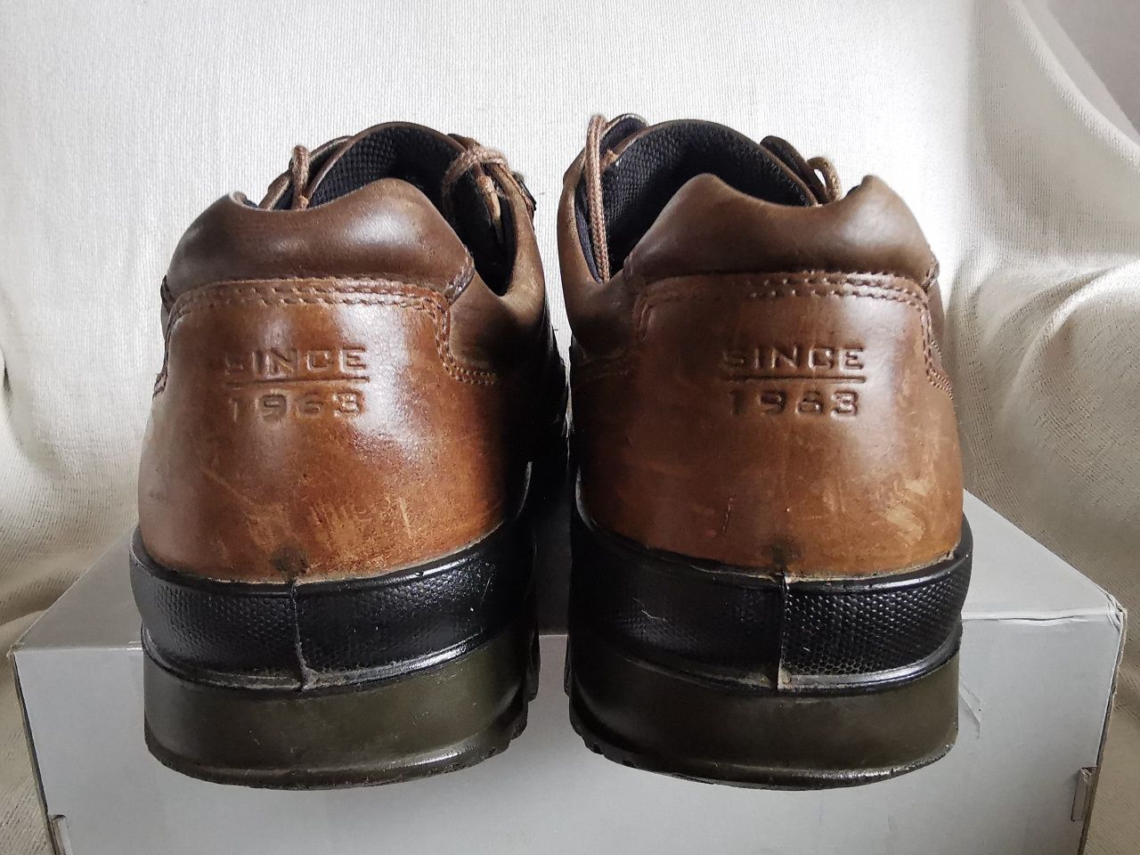 Ecco Track Gore-Tex buty trekkingowe półbuty skórzane 47
