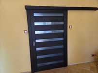 Drzwi przesuwne firmy Porta Verte, wymiar 114 cm, grubość 4 cm