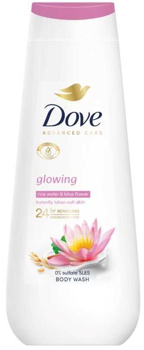 DOVE Advanced Care Żel pod prysznic GLOWING woda ryżowa & lotos 400 ml