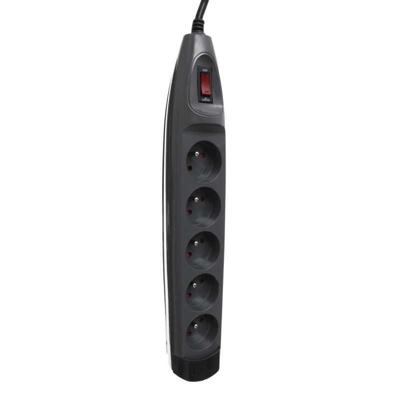 PRZEDŁUZACZ 3m 5 gniazd z uziemieniem LISTWA WŁĄCZNIK KD4004