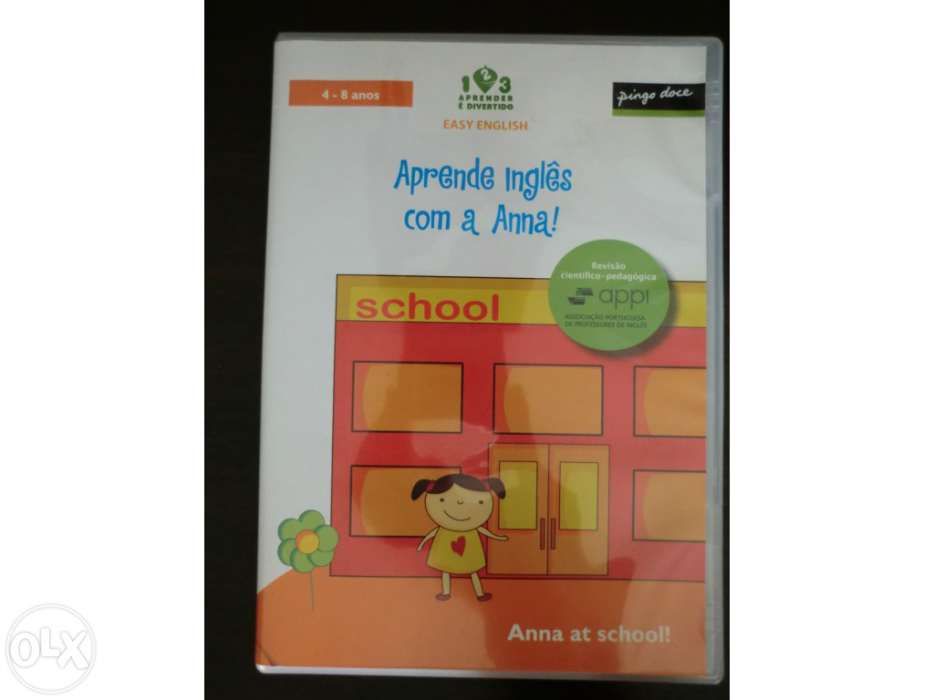 Dvd interativo easy english "aprende inglês com a anna