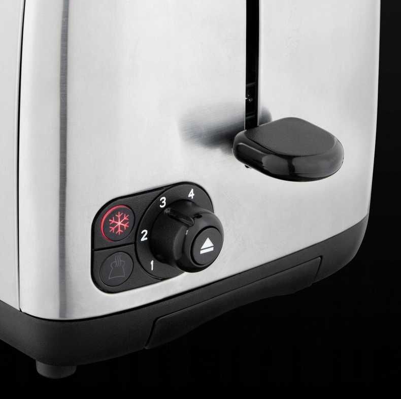 TOSTER Russell Hobbs  Adventure 850 W posiada 6-stopniowa regulację