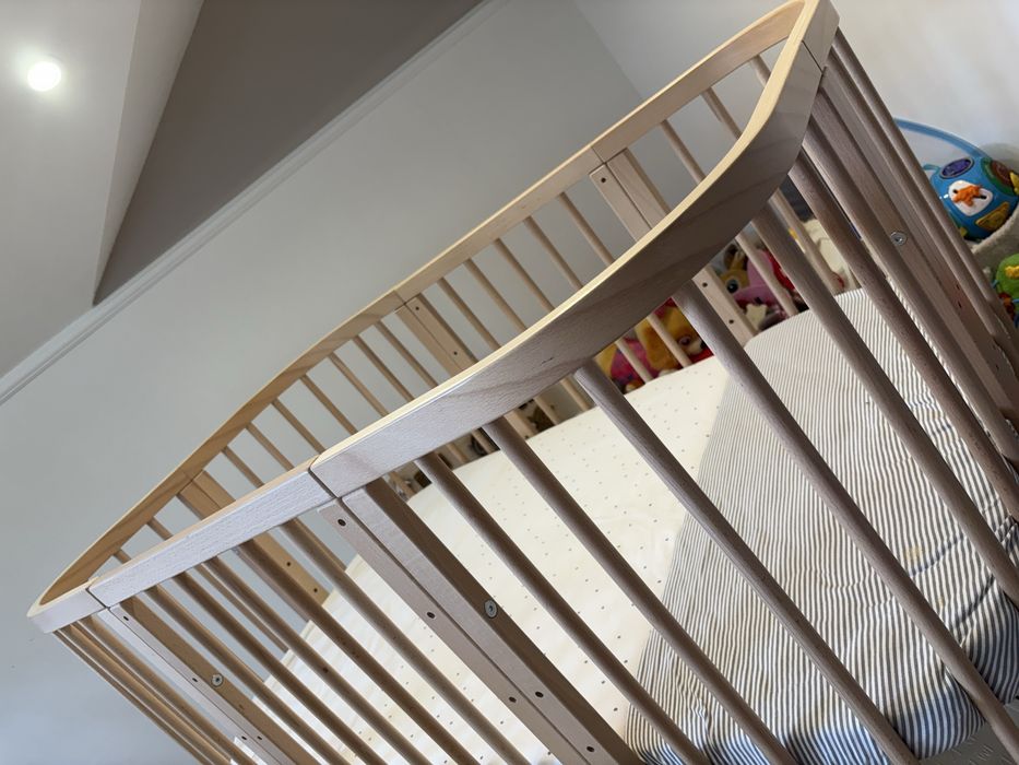 Łóżeczko Waldin 7w1 Drewniane Niemowlęce