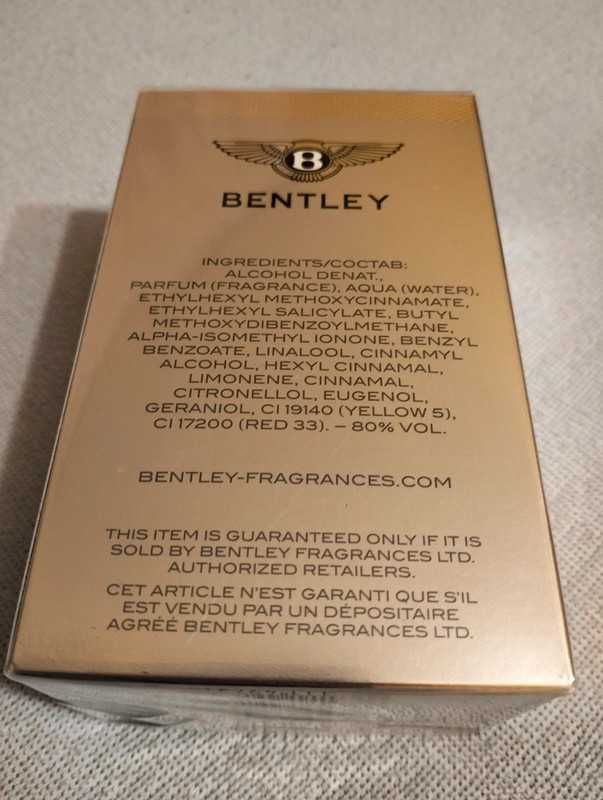 Woda toaletowa Bentley For Men 100ml