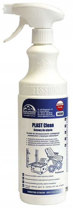 Dolphin D550 PLAST CLEAN Uniwersalny płyn do mycia powierzchni 750 ml