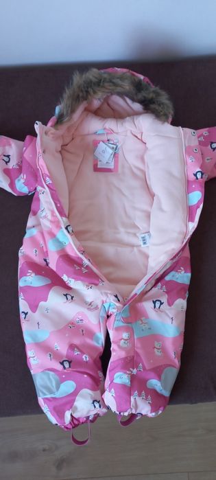 Kombinezon zimowy dziewczęcy 92/98