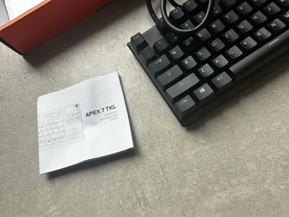 klawiatura steelseries apex 7 tkl