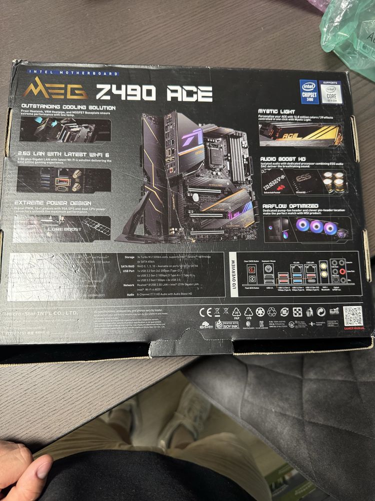 MSI MEG Z490 ACE – ATX / LGA1200 – rozpakowana, nieużywana