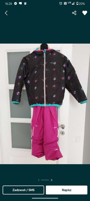 kombinezon młodzieżowy dziewczęcy narciarski wedze