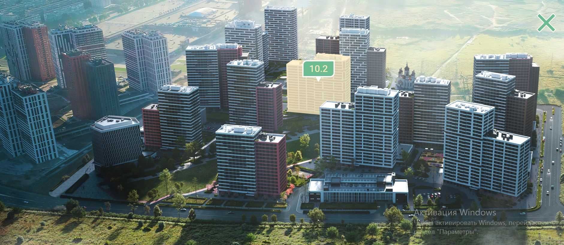 ЖК Варшавский-3.
Продается 1к. квартира, дом 10.2,  1С7.