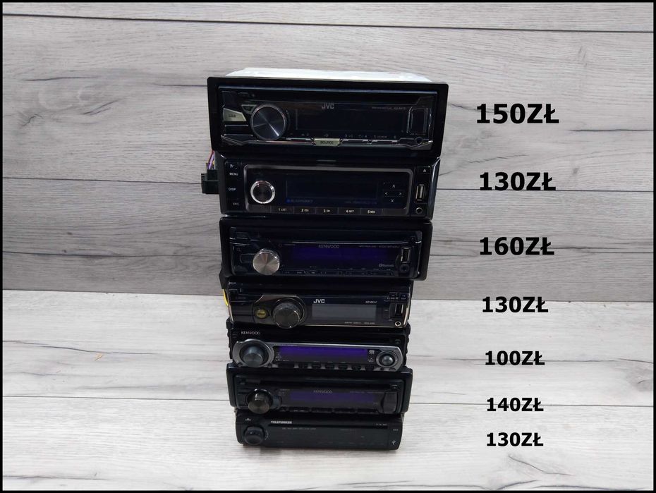 Radio Samochodowe JVC Mocne USB Blutetooth CD Różne ZOBACZ