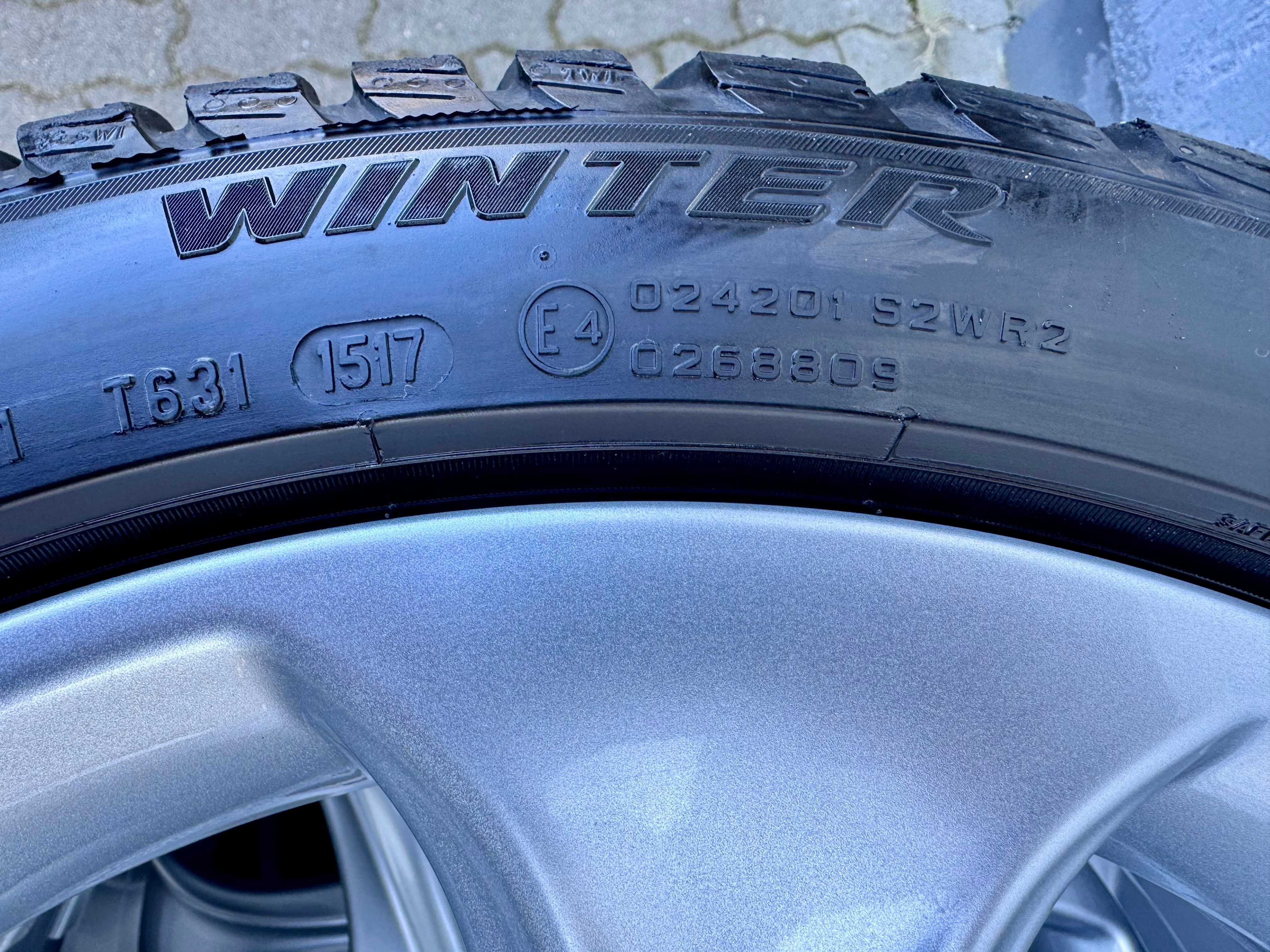 Alufelgi Mercedes C Klasa W205 S205 Oryginalne 18 Zimowe Czujniki TPMS