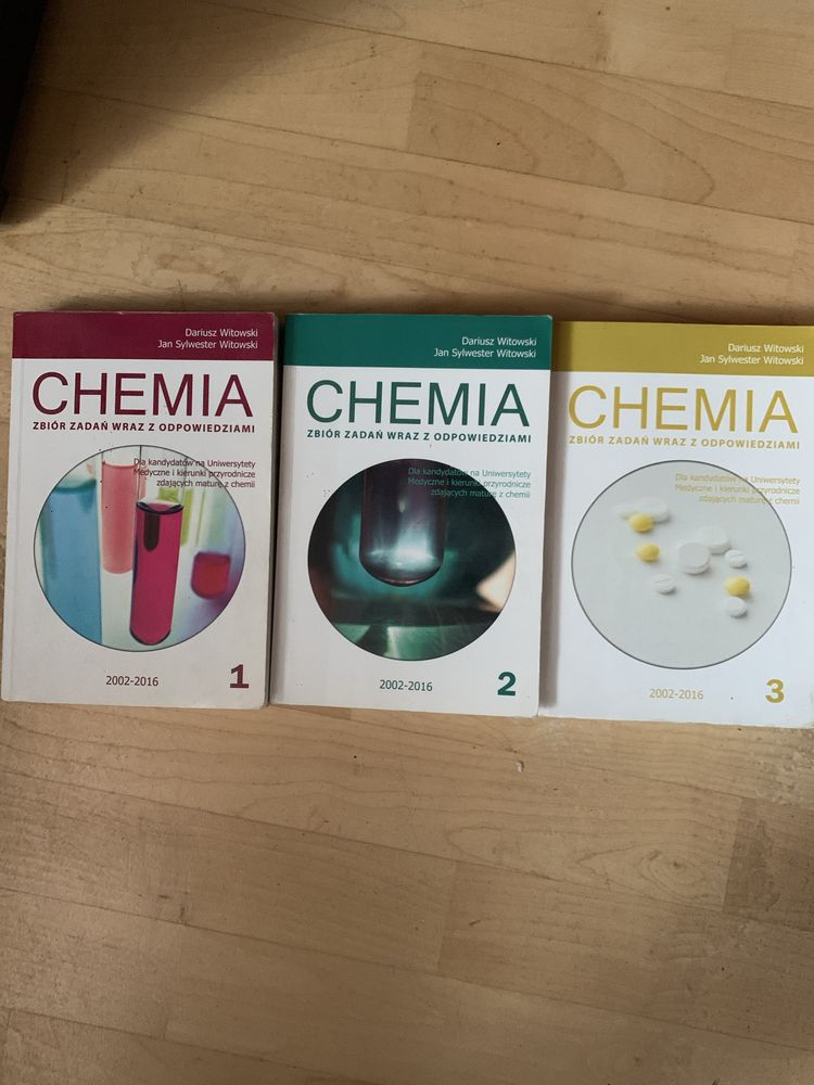 Chemia zbiór zadań wraz z odpowiedziami 1,2,3 Witowskiego