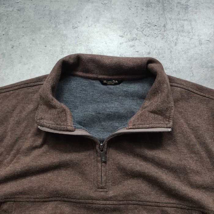 MĘSKA Bluza PREMIUM Brązowa Mocha Bawełna Massimo Dutti Elegancka