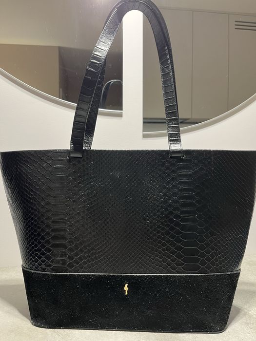 Skorzana totebka  Ochnik shopperka