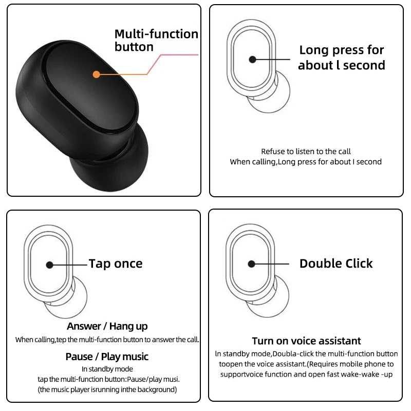 Słuchawki Bezprzewodowe Redmi Airdots 2 + Baza Ładująca