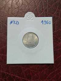 Moneta Niemcy NRD 1 fenig 1960