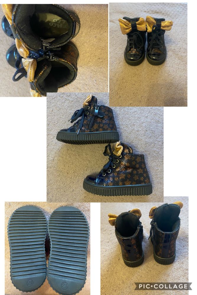 Ботинки, кроссовки, босоножки, кеды Theo Leo Zara 21-23p на девочку