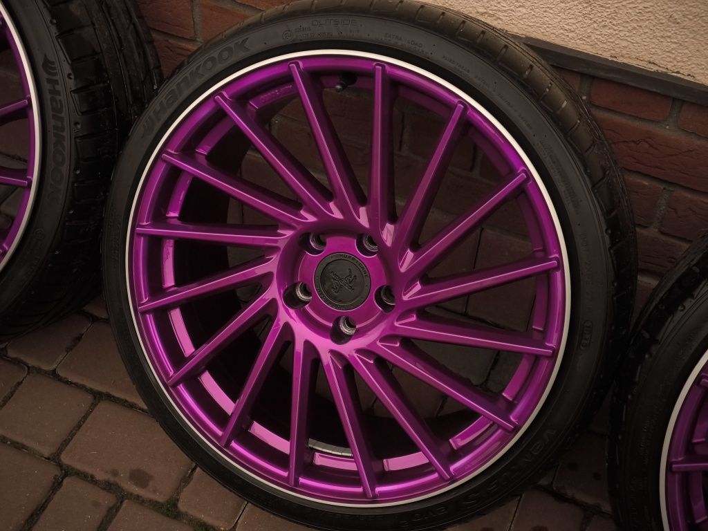 →Felg+opony Keskin KT17 19x8,5 5x112 ET45 Motec oz bbs Japan racing
