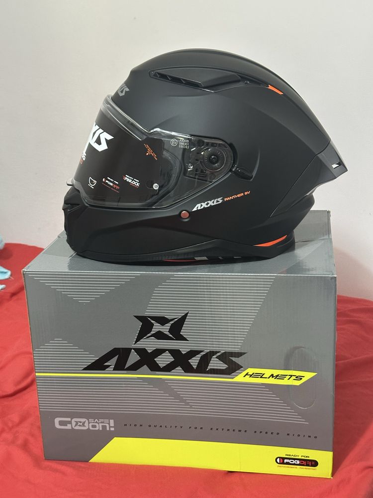 Capacete AXXIS PANTHER s solid preto  mate
